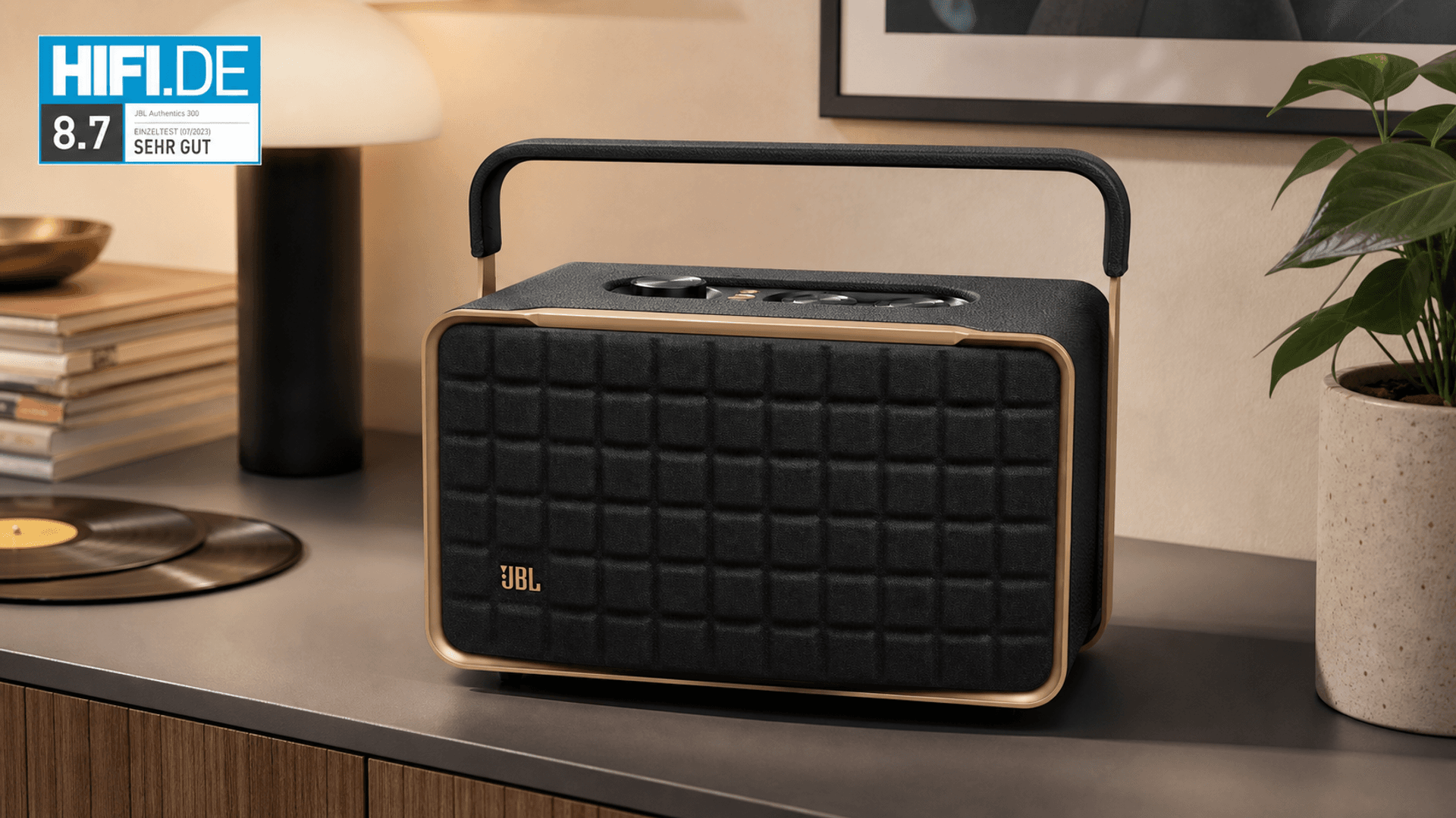 Immagine di JBL Authentics 300 Nero cala di 130€: occasione da non ignorare