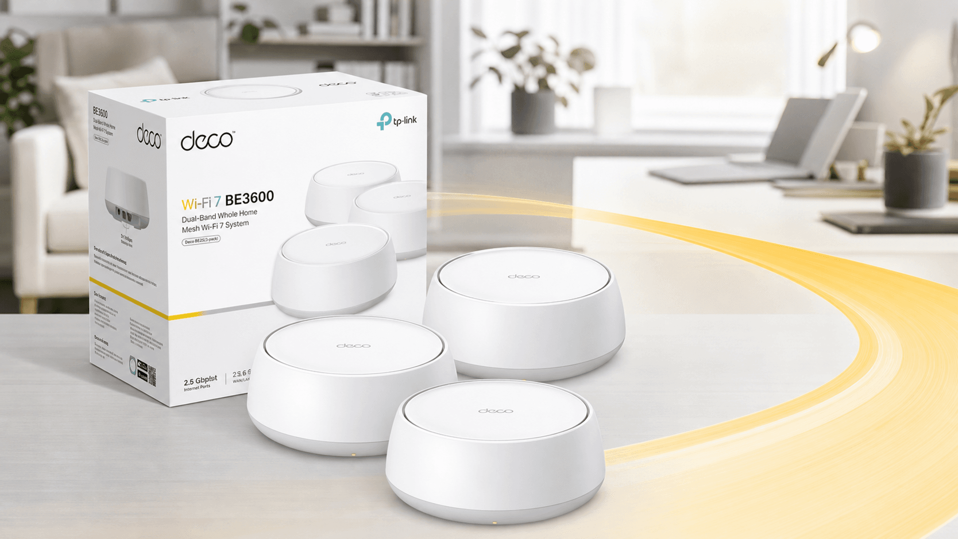 Immagine di TP-Link Deco BE25 cala di 130€: il mesh WiFi ora fa gola