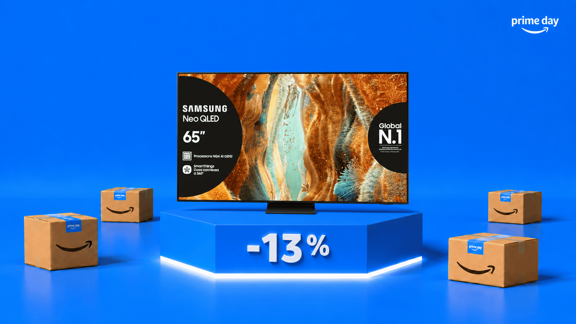 Immagine di La smart tv Samsung QN74F ora a soli 699€