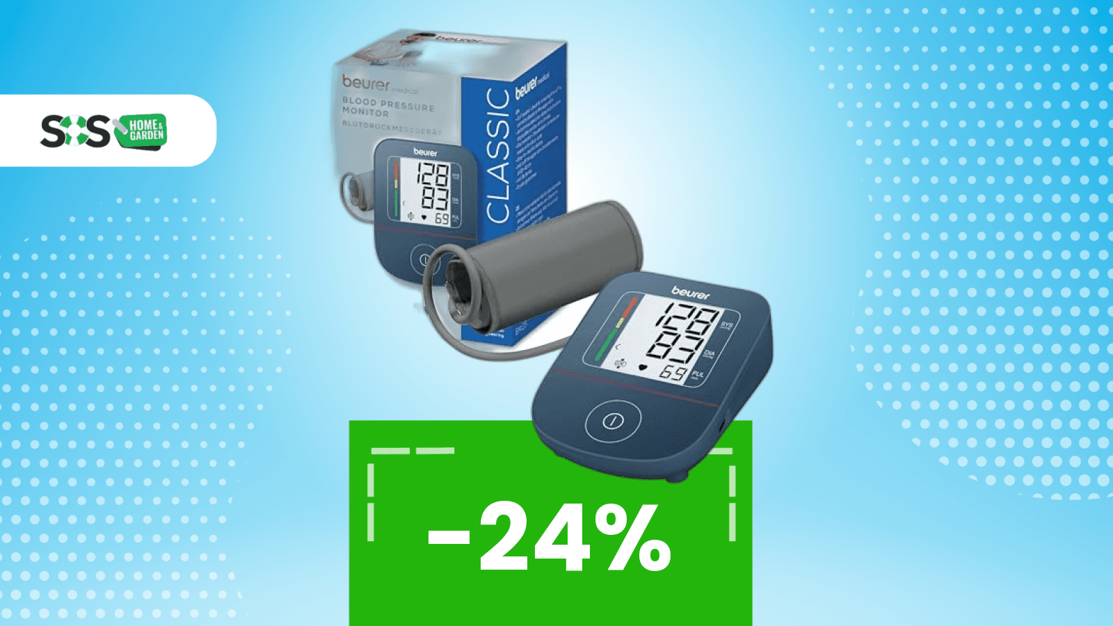 Immagine di Un misuratore di pressione di marca top, oggi a meno di 20€! Affare imperdibile!