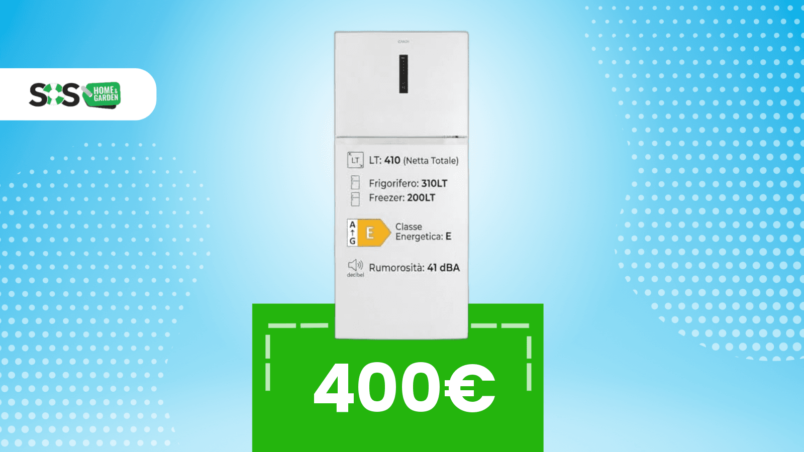 Immagine di 510 litri di capienza e prezzo shock: meno di 400€ per questo frigorifero