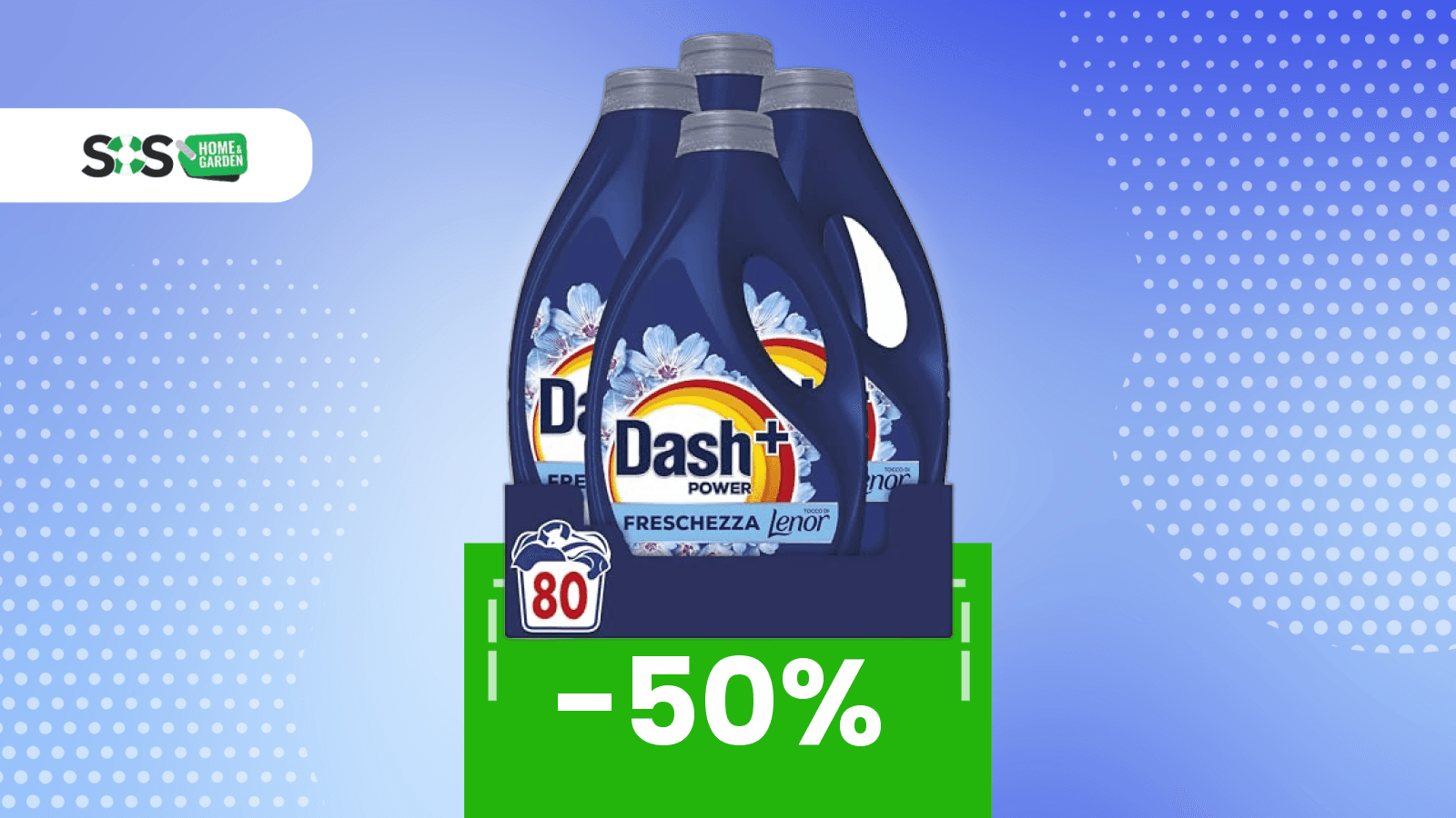 Immagine di Scorta di detersivo? Ora è il momento giusto: Dash al minimo storico con Prime