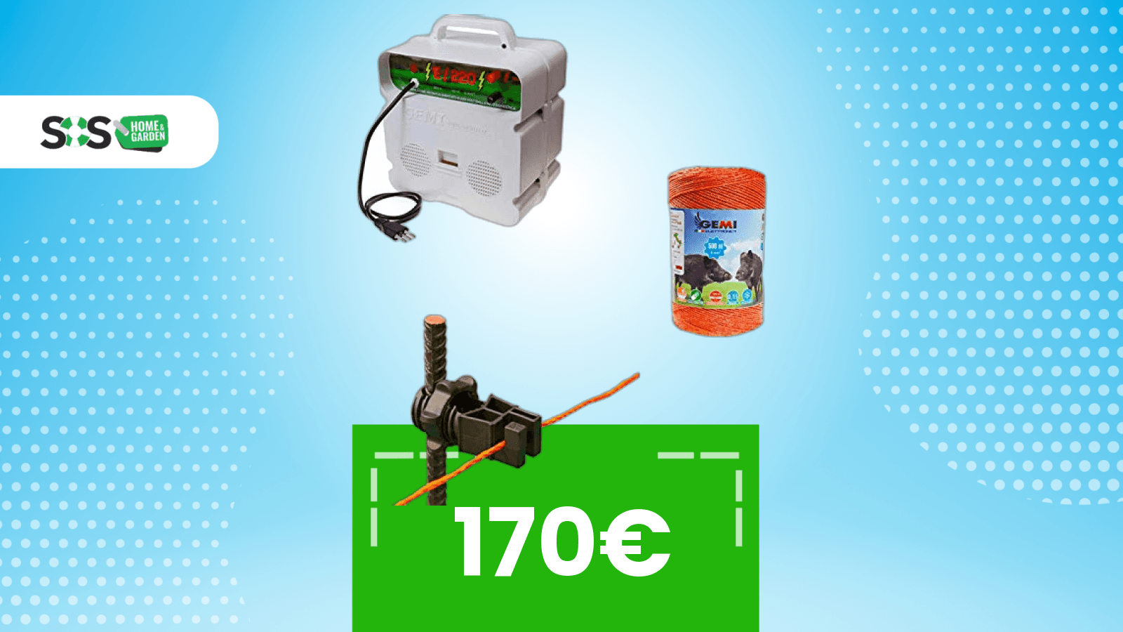 Immagine di Recinto da installare? Ecco la soluzione elettrica in offerta su Amazon