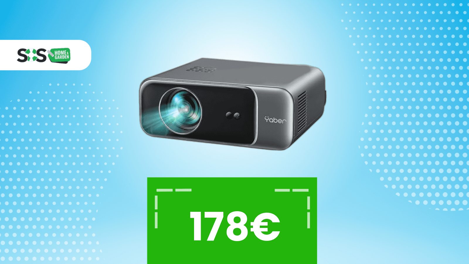 Immagine di Film epici senza drammi al checkout con questo proiettore in offerta