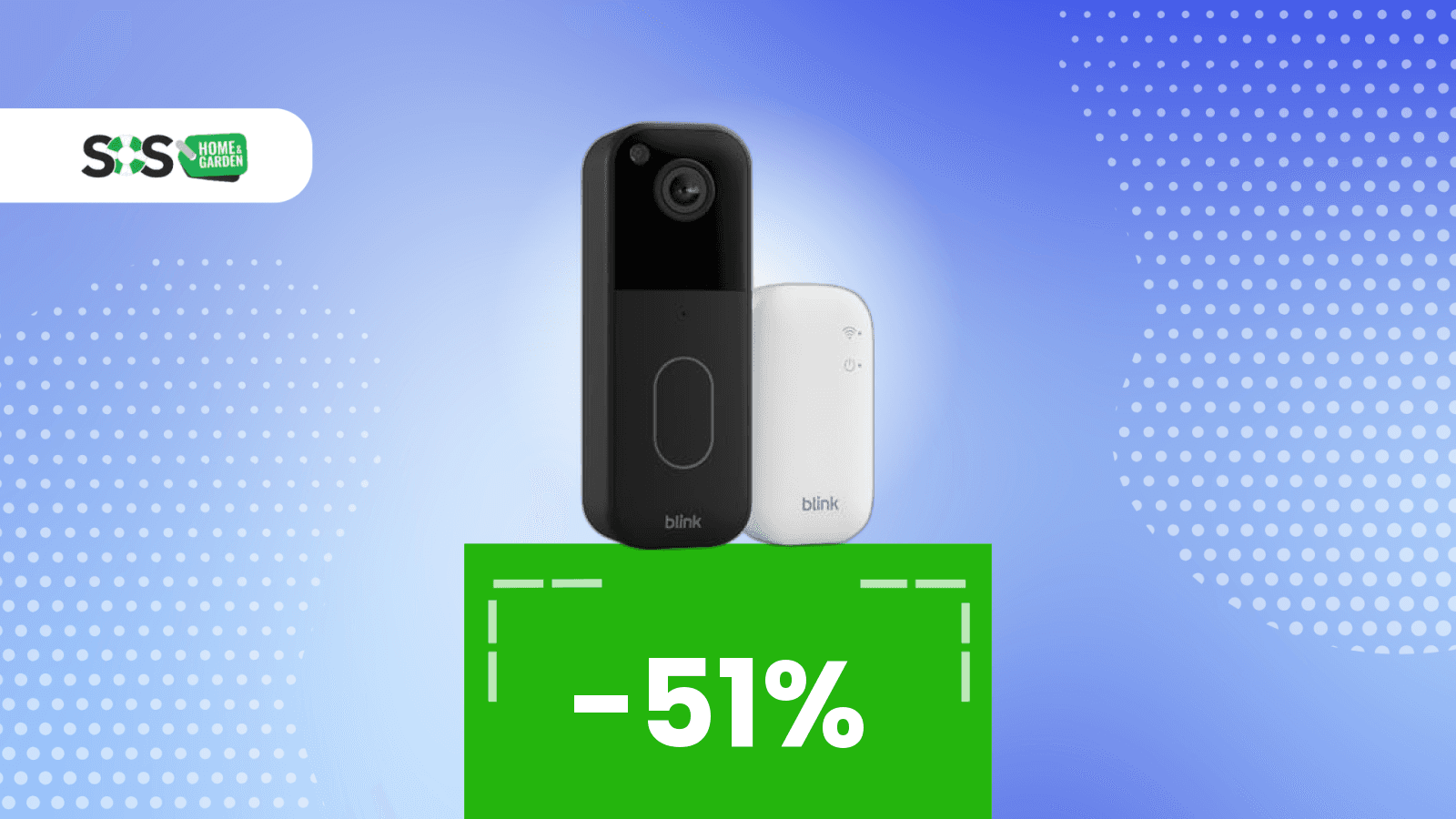 Immagine di Blink, il videocitofono di ultima generazione, ora a soli 32€