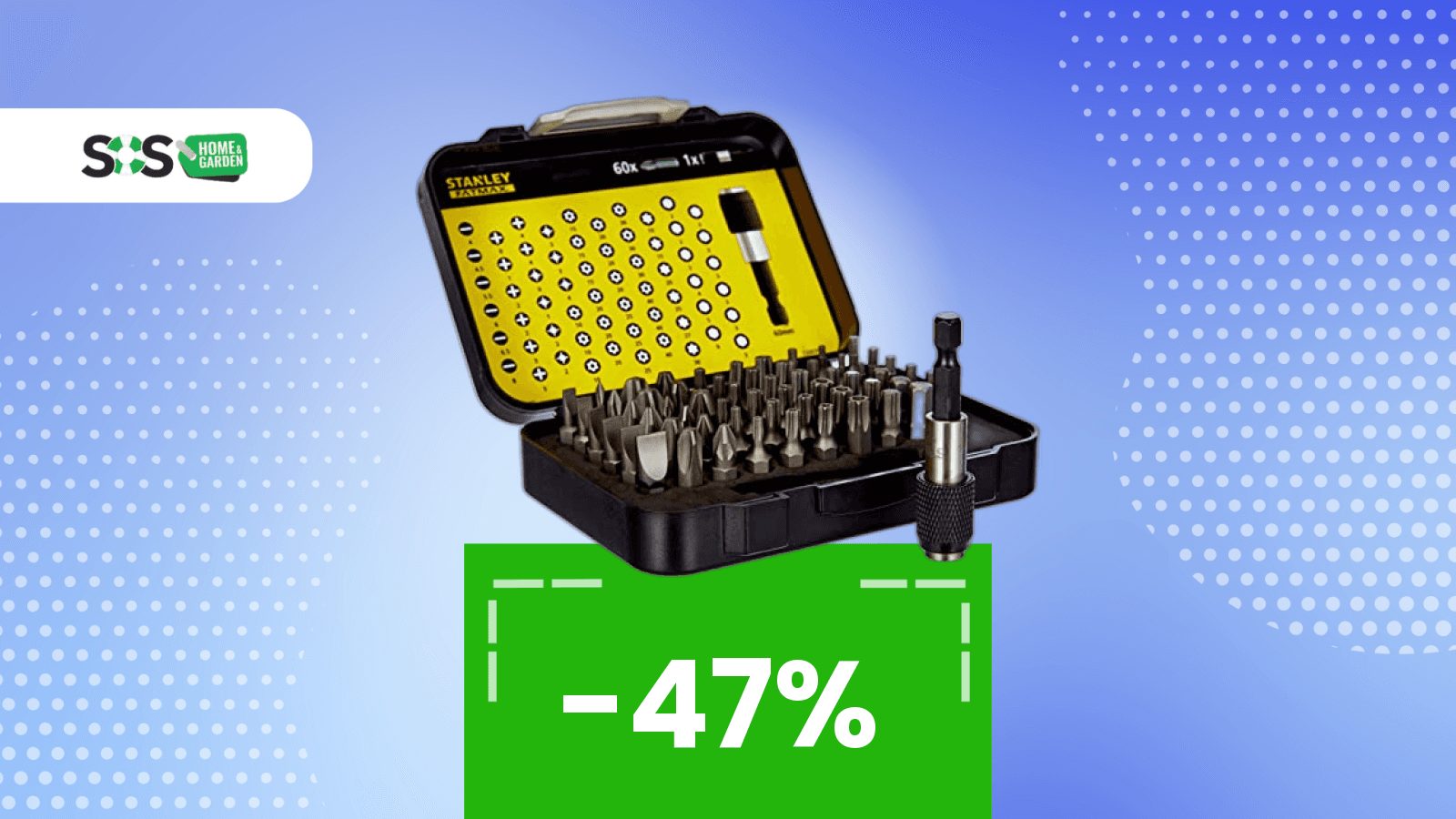 Immagine di Qualità professionale, prezzo dimezzato: set di punte in offerta