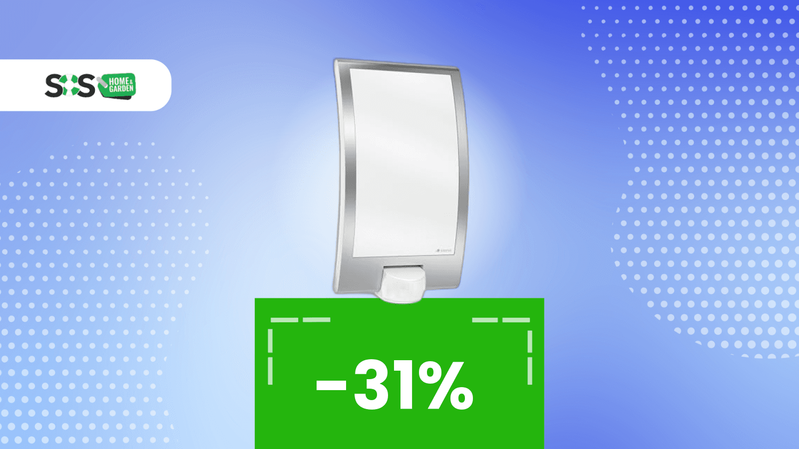 Immagine di Cerchi una lampada da parete elegante con accensione automatica? Ecco quella da prendere oggi con il 31% di sconto