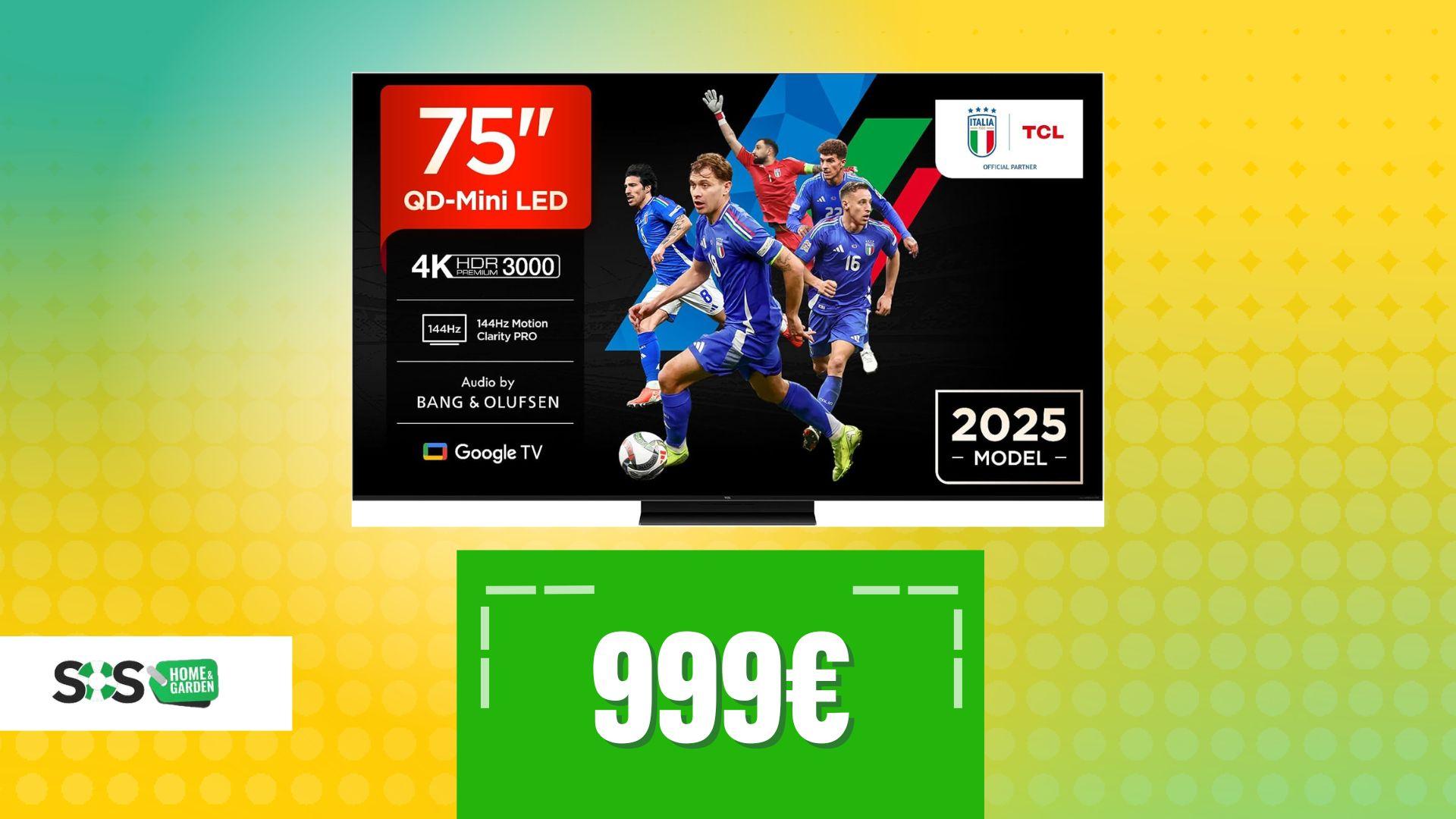 Immagine di La TV da 77" che volevi è tornata sotto i 1000€