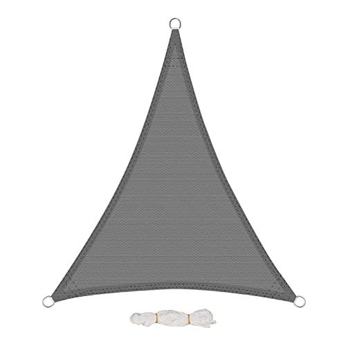 EUGAD Tenda a Vela Ombreggiante Parasole Protezione HDPE Raggi UV 95% per Esterno Giardino per Esterno, Giardino e Terrazza, Piscina