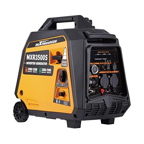 maXpeedingrods 2300W Generatore di Corrente Silenziato a Benzina Inverter per all'Aperto Camper Partito Generatore Elettrico Emergenza Portatile con prese USB e 230V Leggero