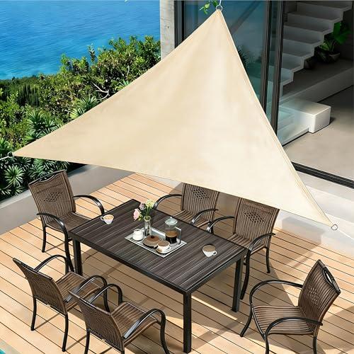 Purovi Vela Parasole Rettangolare | Varie Dimensioni | Schermo UV | in PES Impermeabile | 3,5 x 4,5 m