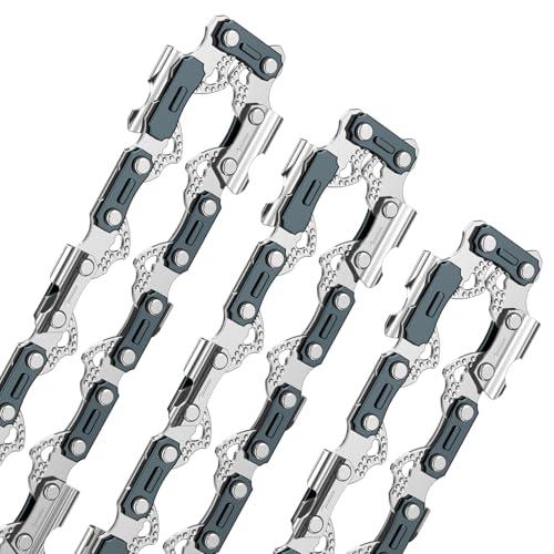 Aicoya 3 Catene per Motosega 3/8LP 52 Maglie 1.1mm 35cm 043